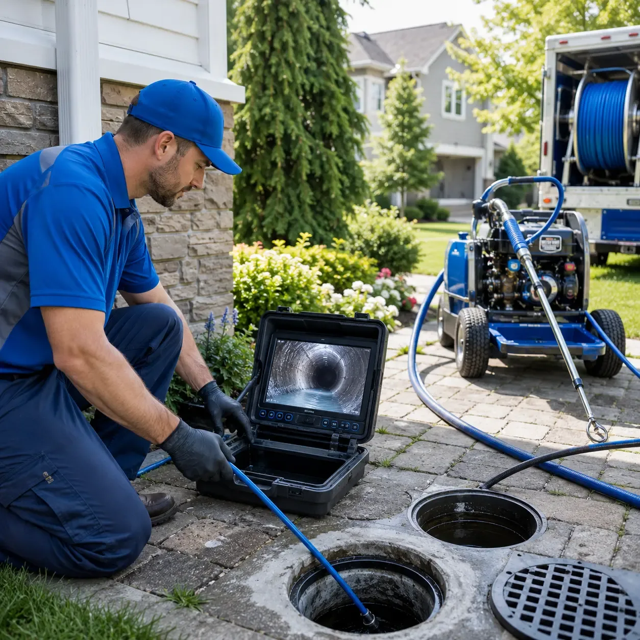 Outdoor drain cleaning professionals serving Hingham, MA
