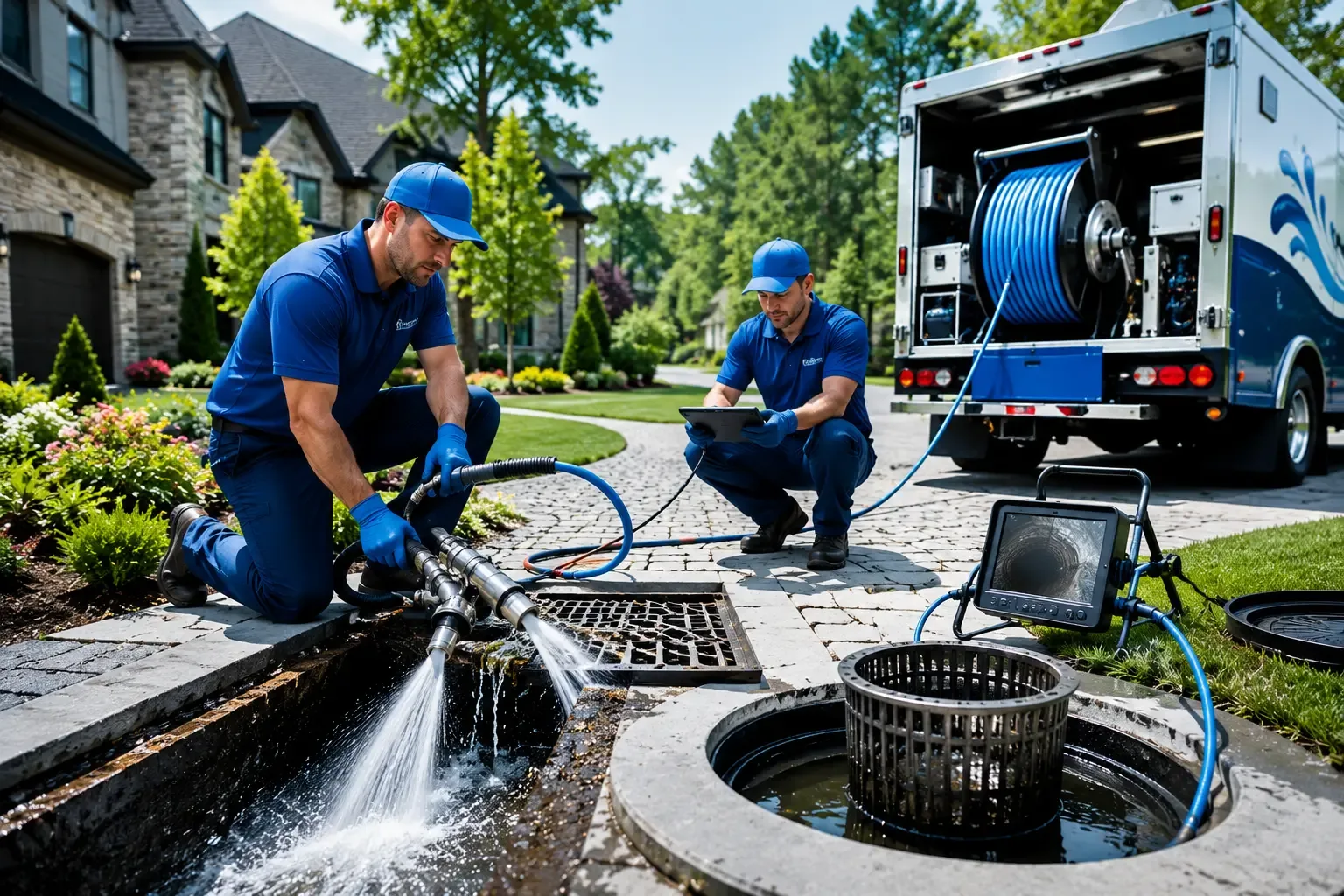 Local outdoor drain cleaning professionals in Hingham, MA